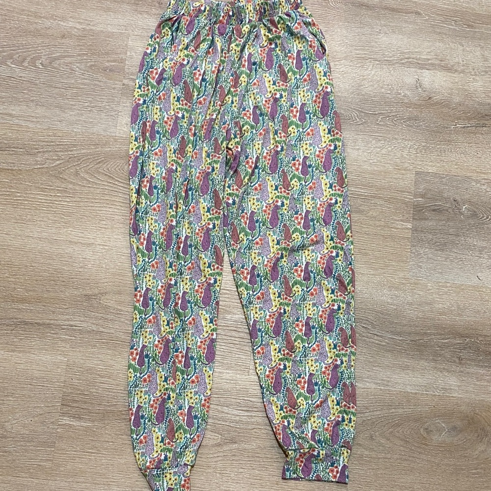 Colorful Patterned Jogger Pajama Pant